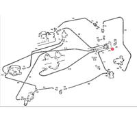 MERCEDES R107 450SL VALVOLA CONVERTITORE DI PRESSIONE OEM 0001405260