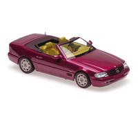 Mercedes R129 SL-classe 1999 rosso modello di auto 940033034 Maxichamps 1:43