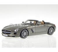 Mercedes R197 SLS AMG Roadster Monza grigio modellino Schuco 1/43