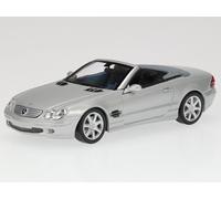 Mercedes R230 SL-classe 2001 argento modello di auto 0031030 Maxichamps 1:43