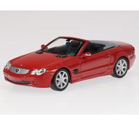 Mercedes R230 SL-classe 2001 rosso modello di auto 940031031 Maxichamps 1:43