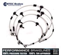 Mercedes SLK200 - 55 AMG R171 04- Acciaio Intrecciato Ant. Post. Tubi Freno MTEC