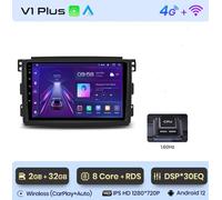 MERCEDES SMART FORTWO 451 - Autoradio Android 12 NAVI RDS WiFi 4G LTE
