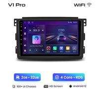 MERCEDES SMART FORTWO 451 - Autoradio Android 12 NAVI RDS WiFi 4G LTE