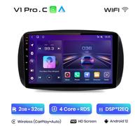 MERCEDES SMART ForTwo / ForFour - W453 dal 2014 al 2021 - Autoradio Android 12