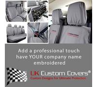 Mercedes Sprinter Anteriore e Posteriore Seat Cover Inc Ricamo (2021 Su) 415 416