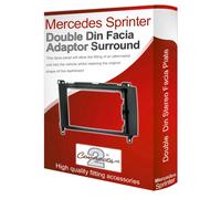 Mercedes Sprinter Stereo Radio Plancia Adattatore Pannello Piastra Orlo CD Bordo