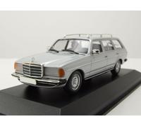 Mercedes T-Modell Kombi W123 1982 Argento Modellino 1:43 Maxichamps