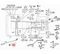 MERCEDES TRUCK LKW 950/952/932 CAVO ELETTRICO CON GUAINA 4x1mm2 OEM A0005461401