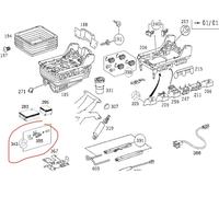 MERCEDES TRUCK LKW KIT DI RIPARAZIONE TUBO FLESSIBILE OEM A0008000296
