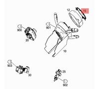 MERCEDES W176/117/205/253/447 DISTANZIALE VOLANTE OEM A2054640100