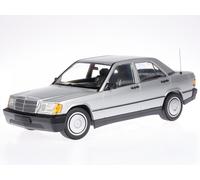 Mercedes W201 190E 1982 argento modello di auto 155037004 Minichamps 1:18
