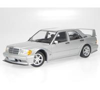 Mercedes W201 190E 2.5-16 EVO 2 argento modellino Minichamps 1:18