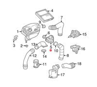 MERCEDES W202 C W208 CLK W210 E R170 SLK M111 CORPO FARFALLATO OEM A1110980009
