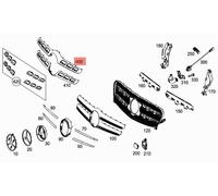 MERCEDES X156 GLA MASCHERINA SUPERIORE CALANDRA ANTERIORE OEM A1568880600 9982