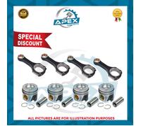 Mercedez-Benz Sprinter Vito OM651 2.1 Diesel Pistone + Biella X 4 Pezzi Set -