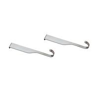 Mercer Culinary singolo ganci per magnete Barsingle ganci, argento, set di 2