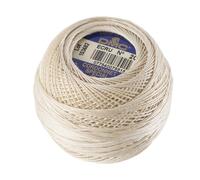 Merceria Pour Toi... Cordonetto DmC 20gr grossezza 20 30 40 50 60 70 80 100 Bianco B5200 Ecru Uncinetto Ricamo Filet cotonechiacchierino (Ecru, 70)