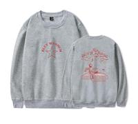 Merch Alex Warren You'll Be Alright Kid Album Corda Stretta Girocollo Felpa Casual Abbigliamento Unisex, grigio, S