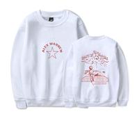 Merch Alex Warren You'll Be Alright Kid Album Corda Stretta Girocollo Felpa Casual Abbigliamento Unisex, bianco, L