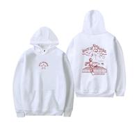 Merch Alex Warren You'll Be Alright Kid Album manica corda stretta casual grafica con cappuccio, bianco, 4XL