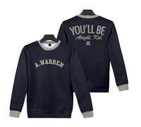 Merch Alex Warren You'll Be Alright Kid Girocollo Casual Felpa Abbigliamento Unisex, grigio, M
