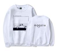 Merch Henry Moodie Good Old Days Illustrazione Girocollo Casual Felpa Abbigliamento Unisex, bianco, 3XL