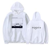 Merch Henry Moodie Good Old Days Illustrazione Unisex Manica Lunga Casual Graphic Cappuccio, bianco, 4XL