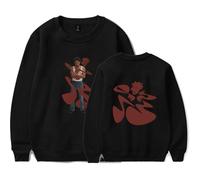 Merch Kaytranada Album AIN'T NO DAMN WAY Girocollo Casual Felpa Abbigliamento Unisex, Nero , S