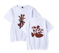 Merch Kaytranada Album Ain't NO Damn Way T-Shirt Uomo Donna Camicia Manica Corta Casual Graphic Tee, bianco, XL