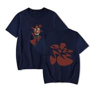 Merch Kaytranada Album Ain't NO Damn Way T-Shirt Uomo Donna Camicia Manica Corta Casual Graphic Tee, Marina Militare, L