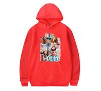 Merch Latto Big Mama - Felpa unisex, Rosso, M