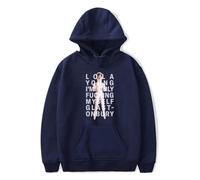 Merch Lola Young I am Only F Myself Album Music Sleeve Casual Graphic Cappuccio, Marina Militare, M