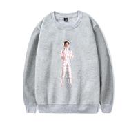 Merch Lola Young I am Only F Myself Album Musica Girocollo Casual Felpa Abbigliamento Unisex, grigio, M