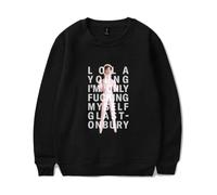 Merch Lola Young I am Only F Myself Album Musica Girocollo Casual Felpa Abbigliamento Unisex, Nero , M