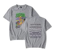 Merch Metro Boomin A Futuristic Summa 2025 2D T-Shirt Uomo Donna Camicia Manica Corta Casual Graphic Tee, grigio, L