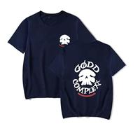 Merch Saint Jhn Concerts Live Tour 2025 T-Shirt Uomo Donna Camicia Manica Corta Casual Graphic Tee, Marina Militare, XL
