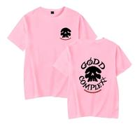 Merch Saint Jhn Concerts Live Tour 2025 T-Shirt Uomo Donna Camicia Manica Corta Casual Graphic Tee, rosa, XS