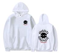 Merch Saint Jhn Concerts Live Tour 2025 Unisex Manica Lunga Casual Graphic Cappuccio, bianco, M