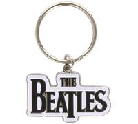 Merch-the Beatles - Drop T Logo Keyring (Black)