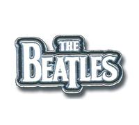 Merch-the Beatles - Large Drop T Logo Pin Badge (White)