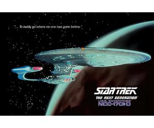 Merchandise - Close Up Poster Star Trek The Next Generation - USS ENTERPRISE (1701-D) (101,6cm x 68,5cm)