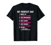 Merchandise K-Pop di My Perfect Day Routine KPOP Maglietta