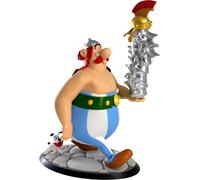 Plastoy - Asterix - Figura di Obelix con una pila di elmetti