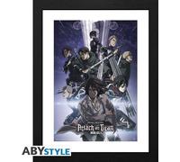 ABYstyle Attack on Titan - tirage encadré s4 Key Art 2"