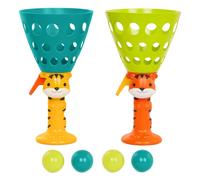 B. Toys- B Catch Game - 2 Launchers & 4 Balls - Ball Games for Kids - Outdoor Activity - 3 Years + - Pop 'n' Launch, BX2274Z