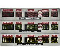 FaNaTtik Ritorno al futuro 40 ° anniversario Time Circuits Ingot - Edizione limitata ufficiale, da collezione, numerata individualmente, 90 x 56,5 mm con espositore e carta d'arte - 1.985 in tutto il