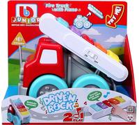 BBJunior Drive 'N Rock Camion dei Pompieri rosso con pianola Rimovibile 924262