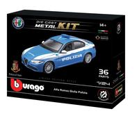 MODELLINO BBURAGO 1/24 MODEL KIT GIULIA POLIZIA