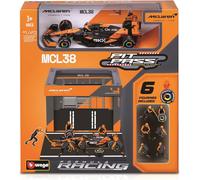 Merchandising Bburago : Pit Stop Mclaren Mcl38 (2024)